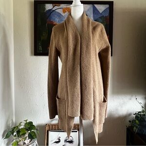 Michael Kors Open Front Wool Cardigan Size M